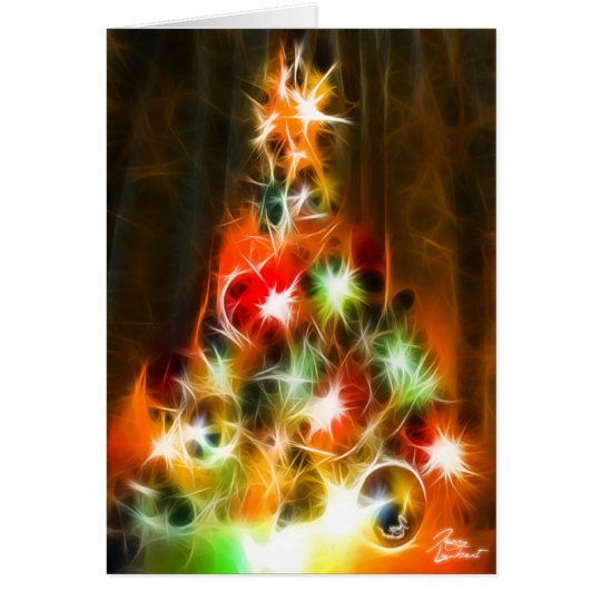 Weihnachtsbaum Karte