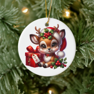 Weihnachtsbaum Keramik Ornament