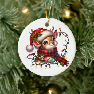 Weihnachtsbaum Keramik Ornament