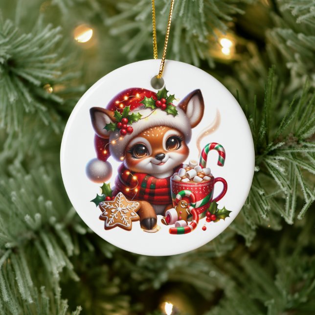 Weihnachtsbaum Keramik Ornament (Baum)