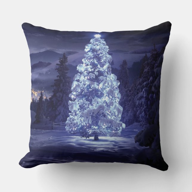 Weihnachtsbaum Kissen (Vorderseite)