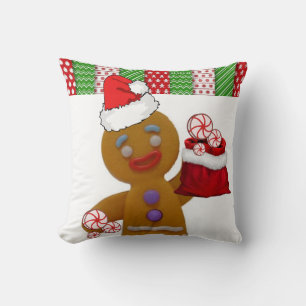 Weihnachtsbaum Kissen, Lebkuchenmann Kissen