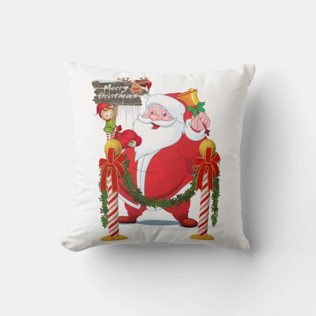 Weihnachtsbaum Kissen, Santa Elf Kissen (Vorderseite)