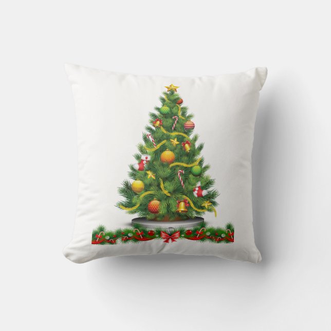 Weihnachtsbaum Kissen, Weihnachtsbaum Kissen (Vorderseite)