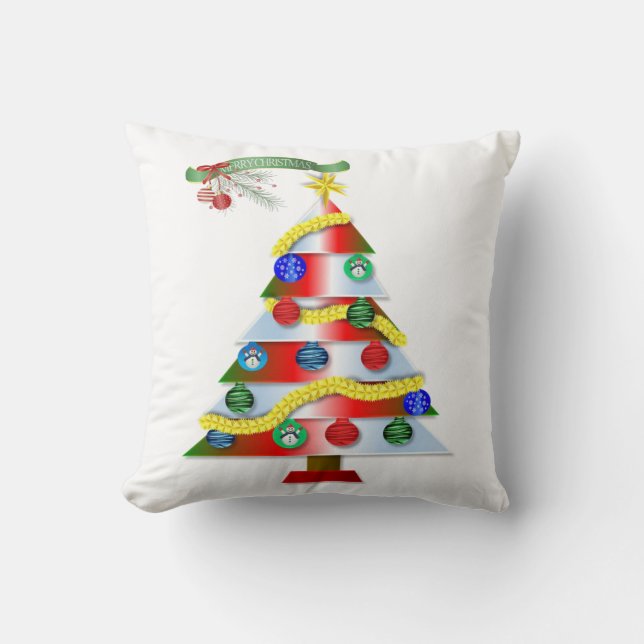 Weihnachtsbaum Kissen, Weihnachtsbaum Kissen (Vorderseite)