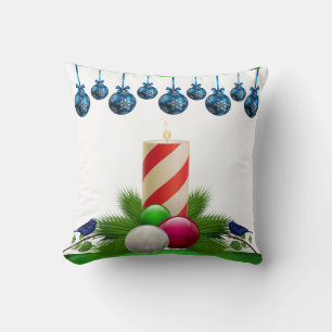 Weihnachtsbaum Kissen, Weihnachtskerze Kissen