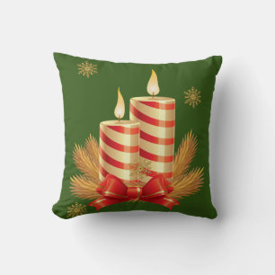 Weihnachtsbaum Kissen, Weihnachtskerze Kissen