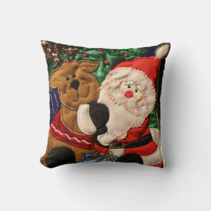 Weihnachtsbaum Kissen/Weihnachtsmann & Rentier Kissen