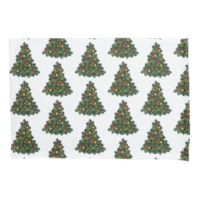 Weihnachtsbaum Kissenbezug (Vorderseite)