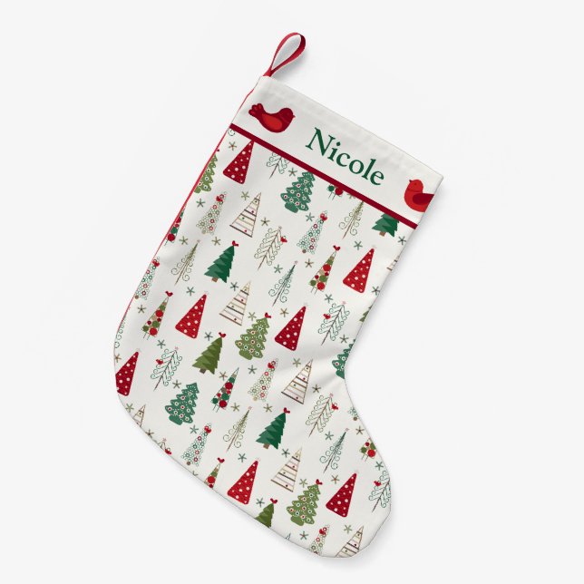 Weihnachtsbaum Kleiner Weihnachtsstrumpf (Vorderansicht (hängend))