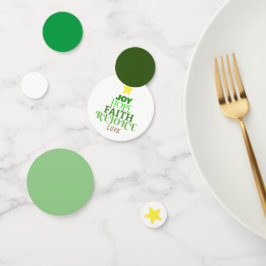 Weihnachtsbaum Konfetti