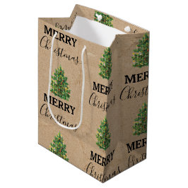 Weihnachtsbaum Kraft Weihnachten Weihnachten Weihn Mittlere Geschenktüte