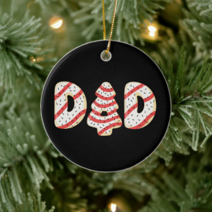 Weihnachtsbaum Kuchen Matching Family Party Vater Keramik Ornament