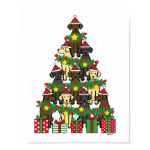 Weihnachtsbaum Labradors