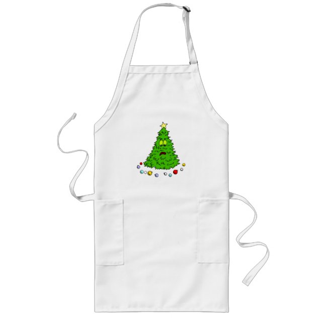 Weihnachtsbaum Lange Schürze (Vorne)