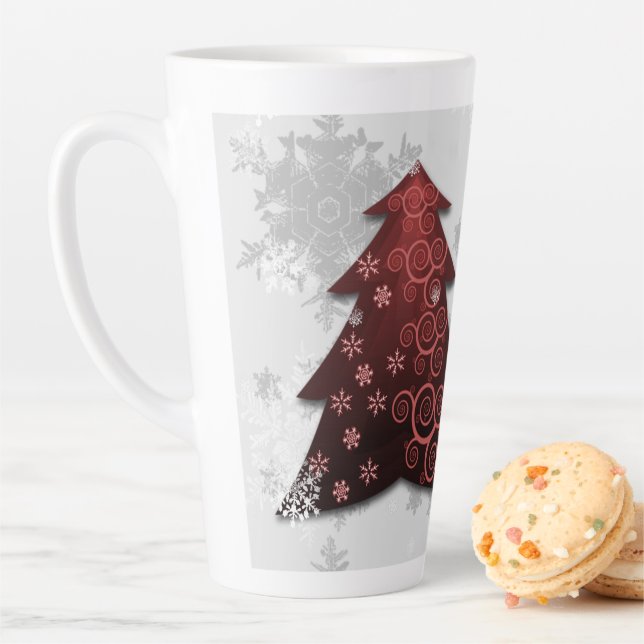 Weihnachtsbaum Latte Tasse (Beispiel)
