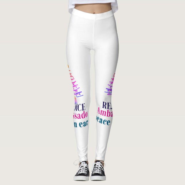 Weihnachtsbaum Leggings (Vorderseite)