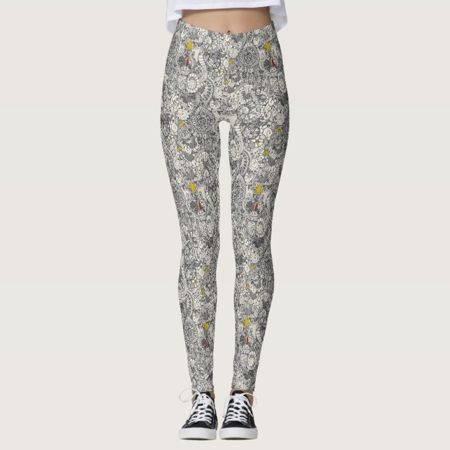 Weihnachtsbaum Leggings (Vorderseite)