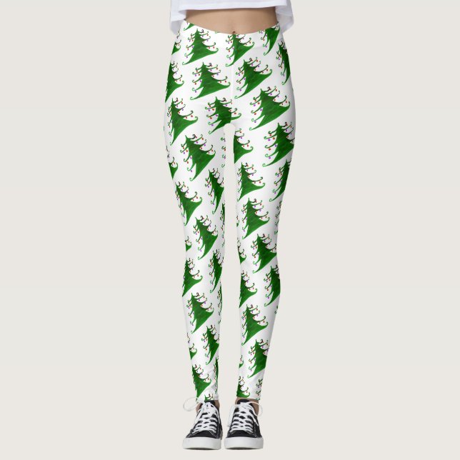 Weihnachtsbaum-Leggings Leggings (Vorderseite)