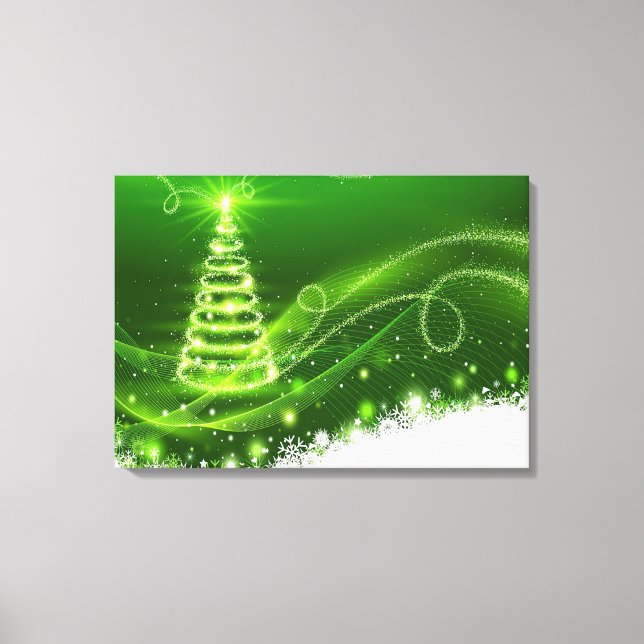Weihnachtsbaum Leinwanddruck (Vorderseite)