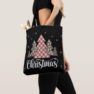 Weihnachtsbaum Leopard Lustiges Xmas Ferien Tasche