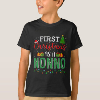 Weihnachtsbaum Lichter Dekor Lustiges erstes Weihn T-Shirt