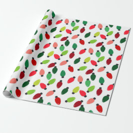 Weihnachtsbaum-Lichter-Druck-Verpackungspapier Geschenkpapier