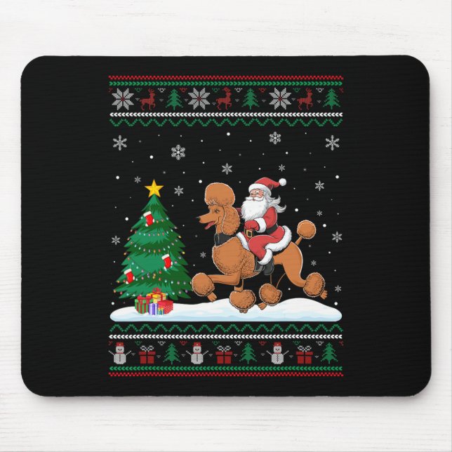 Weihnachtsbaum Lichter Weihnachten Mousepad (Vorne)