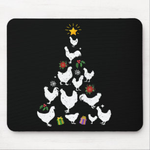 Weihnachtsbaum Liebe Hühnerfleisch Bauer Mousepad