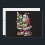 Weihnachtsbaum Lights Xmas Sasquatch Lover Feiertagskarte<br><div class="desc">Weihnachtsbaum Lights Xmas Sasquatch Liebhaber</div>