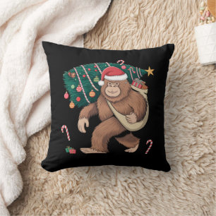 Weihnachtsbaum Lights Xmas Sasquatch Lover Kissen
