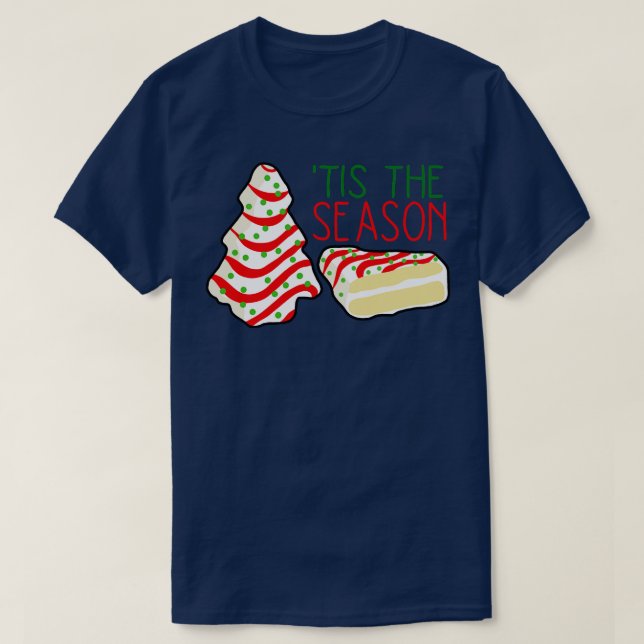 Weihnachtsbaum Little Debbie Cake T-Shirt (Design vorne)