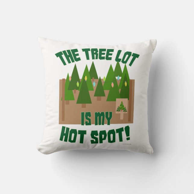 Weihnachtsbaum Lot Hot Spot Winter Cartoon Art Kissen (Vorderseite)