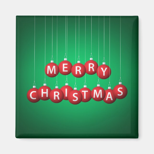 Weihnachtsbaum Magnet (Vorne)