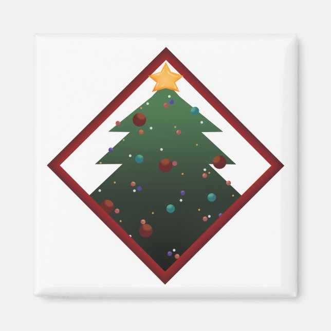 Weihnachtsbaum Magnet (Vorne)