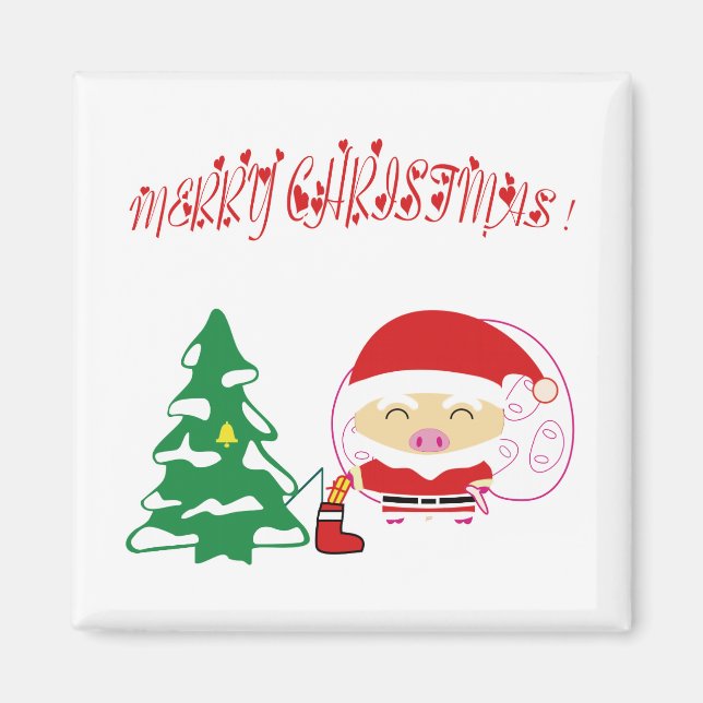Weihnachtsbaum Magnet (Vorne)