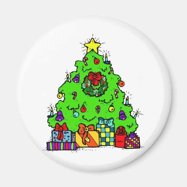 Weihnachtsbaum Magnet (Vorne)