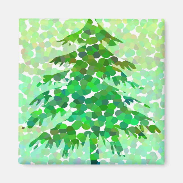 Weihnachtsbaum - Magnet (Vorne)