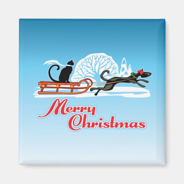 Weihnachtsbaum Magnet (Vorne)