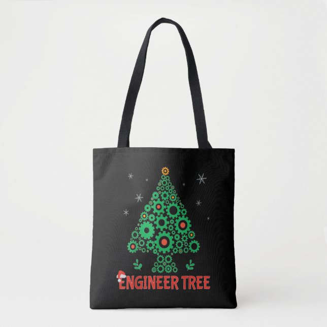 Weihnachtsbaum-Maschinenbau Tasche (Vorderseite)