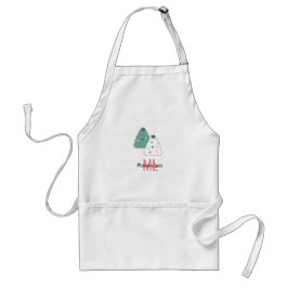 Weihnachtsbaum Mattierte Kekse Schürze