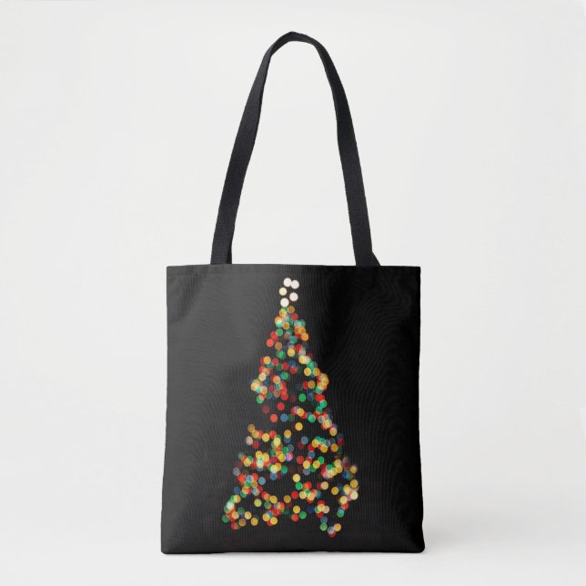 Weihnachtsbaum, mehrfarbige Lichter, beide Tasche (Vorderseite)