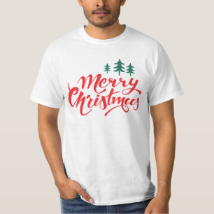 Weihnachtsbaum mit Bäumen T-Shirt