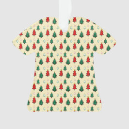 Weihnachtsbaum mit sternenüberragenden nahtlosen M Ornament