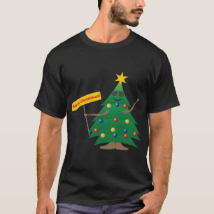Weihnachtsbaum mit Unterschrift T-Shirt