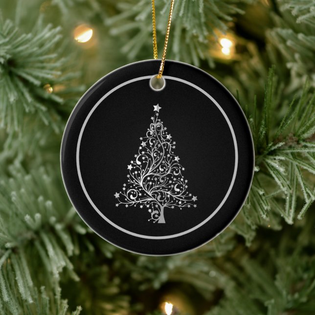 Weihnachtsbaum Modern Keramik Ornament (Baum)