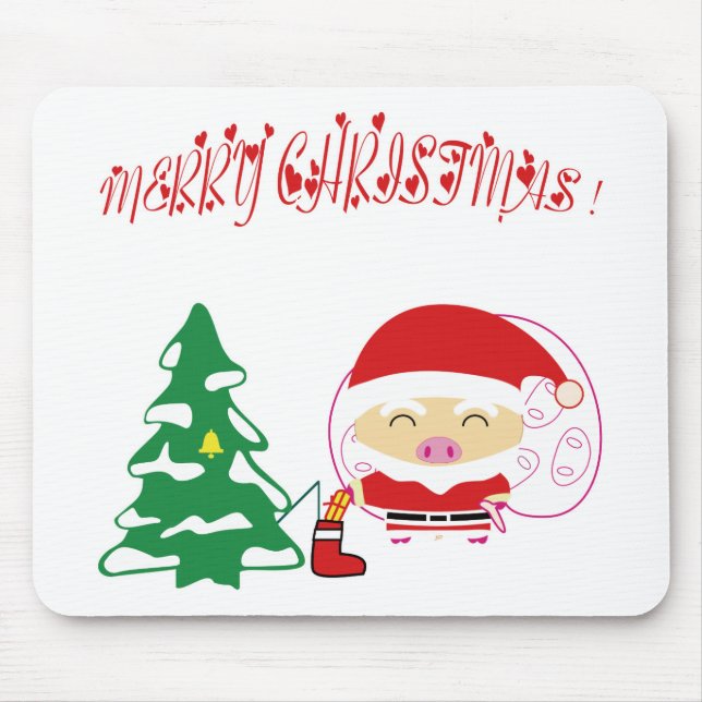 Weihnachtsbaum Mousepad (Vorne)