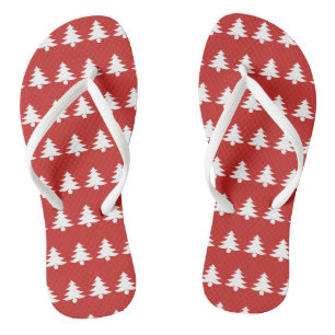 Weihnachtsbaum-Muster-Flip-Flops Flip Flops