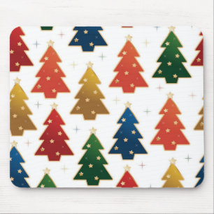Weihnachtsbaum-Muster Mousepad