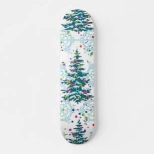 Weihnachtsbaum-Muster Skateboard